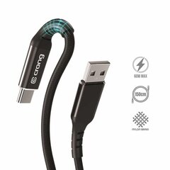 Crong Armor Link USB-C - USB-A цена и информация | Кабели для телефонов | 220.lv