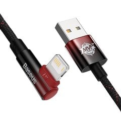 Baseus MVP 2 Lightning 1м 20Вт cable - (black-red) цена и информация | Кабели для телефонов | 220.lv