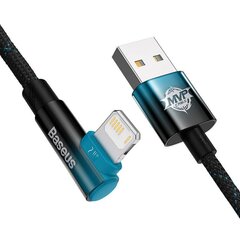 Baseus MVP 2 Lightning 1м 20Вт cable - (black-blue) цена и информация | Кабели для телефонов | 220.lv