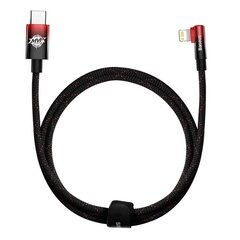 Baseus USB-C to Lightning MVP 20W 1m Cable (Black-red) cena un informācija | Savienotājkabeļi | 220.lv