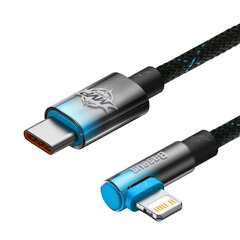 Baseus USB-C to Lightning MVP 20W 2m Cable (Black-blue) cena un informācija | Savienotājkabeļi | 220.lv