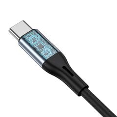 Vipfan L06 USB-C to mini jack 3.5 мм AUX cable, 1 м (gray) цена и информация | Кабели для телефонов | 220.lv