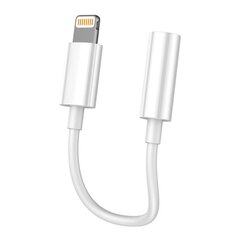 Vipfan L07 Lightning to mini jack 3.5 мм AUX cable, 10cм (white) цена и информация | Кабели для телефонов | 220.lv