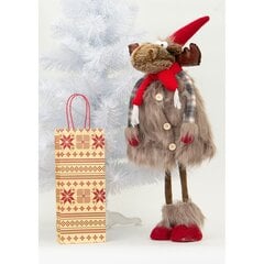 Ziemassvētku rotājums - Plīša ziemeļbriedis, 67 cm cena un informācija | Ziemassvētku dekorācijas | 220.lv