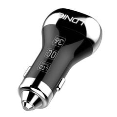 Car charger LDNIO C2, 2x USB, QC 3.0, LED, 36 Вт (black) цена и информация | Зарядные устройства для телефонов | 220.lv