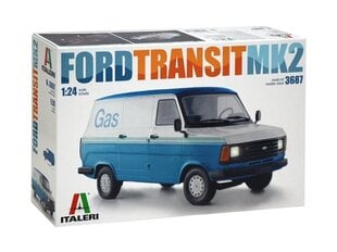 Сборная пластиковая модель Italeri - Ford Transit Mk.2, 1/24, 3687 цена и информация | Kонструкторы | 220.lv