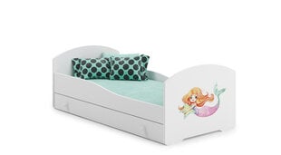 Bērnu gulta Pepe Mermaid with a Star 160x80cm cena un informācija | Bērnu gultas | 220.lv