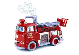 Ziepju burbuļu mašīna - Ugunsdzēsēju automašīna cena un informācija | Ūdens, smilšu un pludmales rotaļlietas | 220.lv