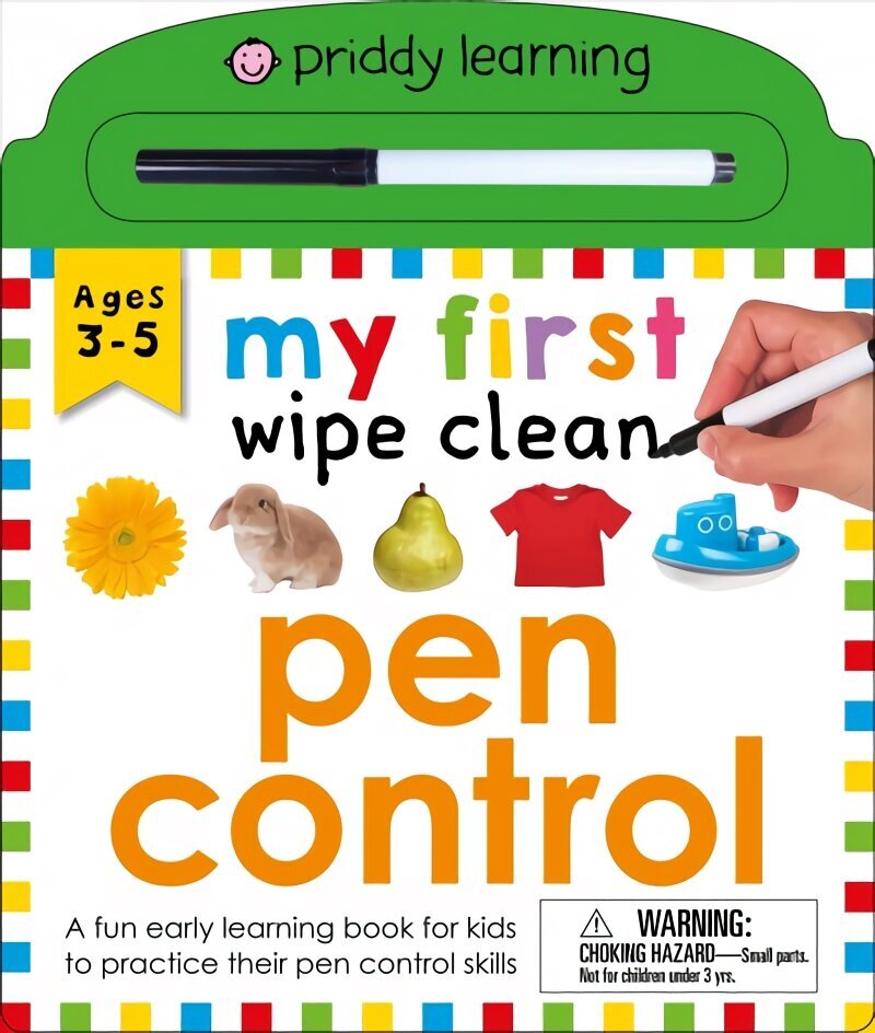 My First Wipe Clean: Pen Control: A Fun Early Learning Book for Kids to Practice Their Pen Control Skills cena un informācija | Grāmatas mazuļiem | 220.lv