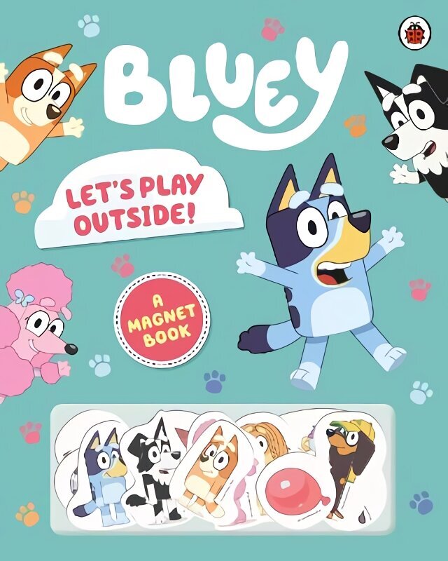 Bluey: Let's Play Outside!: Magnet Book цена и информация | Grāmatas mazuļiem | 220.lv