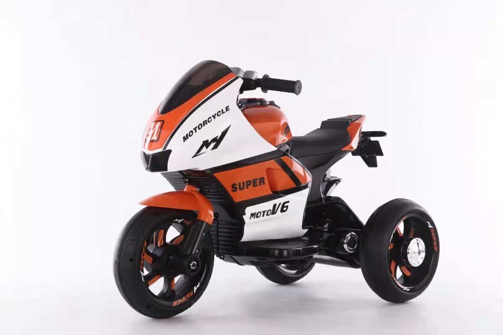 Elektriskais motocikls bērniem Moto V6 HT-5188, oranžs цена и информация | Bērnu elektroauto | 220.lv