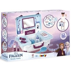 Skaistumkopšanas salona komplekts čemodāns Smoby Frozen Disney, 13 aksesuāri cena un informācija | Rotaļlietas meitenēm | 220.lv