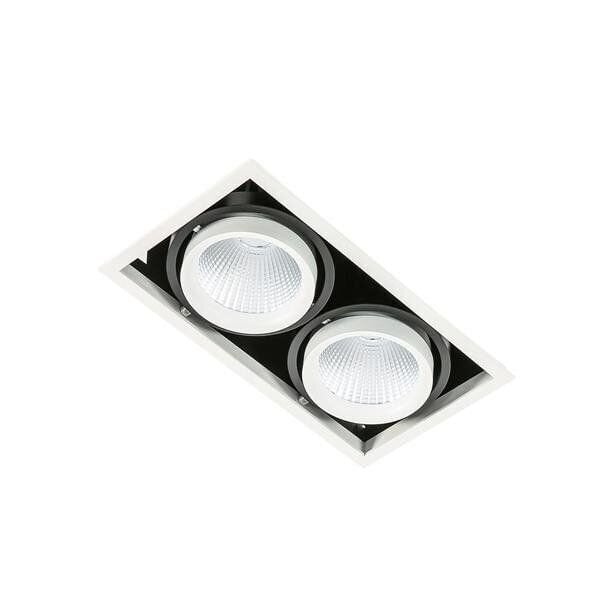Iebūvējams gaismeklis Italux Vertico DOUBLE GL7108- цена и информация | Iebūvējamās lampas, LED paneļi | 220.lv