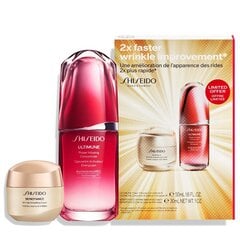 Sejas kopšanas līdzekļu komplekts Shiseido Anti-Wrinkle Duo cena un informācija | Serumi sejai, eļļas | 220.lv