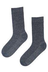 Тёплые блестящие носки синего цвета из шерсти альпака ALPAKAVILLASED цена и информация | Женские носки | 220.lv