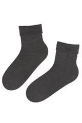 Женские однотонные тёплые носки тёмно-серого цвета WOOLY цена и информация | Женские носки | 220.lv