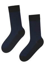 Мужские костюмные носки чёрного цвета из вискозы с узором в виде крапинок синего цвета COOLIO цена и информация | Мужские носки | 220.lv