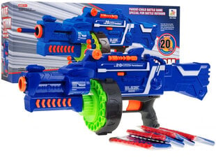 Игрушечная автоматическая винтовка - Blaze Shoot, синяя цена и информация | Конструктор автомобилей игрушки для мальчиков | 220.lv