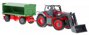 Tālvadības pults vadāms traktors ar piekabi, zaļš cena un informācija | Rotaļlietas zēniem | 220.lv