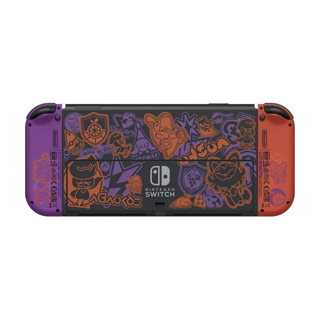 Nintendo Switch OLED Pokémon Scarlet & Violet Edition цена и информация | Spēļu konsoles | 220.lv