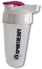 Šeikeris Sportheavy Tumbler 700 ml - caurspīdīgi melns-rozā vāks cena un informācija | Ūdens pudeles | 220.lv