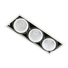 Padziļināta lampa Italux Vertico Triple GL7108-3/3X18W4000KWH+BL цена и информация | Монтируемые светильники, светодиодные панели | 220.lv