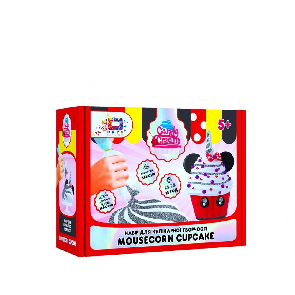 Radošais komplekts Modelēšanas plastalīns - Mousecorn Cupcake 5+ gadi цена и информация | Attīstošās rotaļlietas | 220.lv