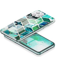 Forcell MARBLE аpvalks priekš iPhone 12 Mini (5,4″) – Emerald cena un informācija | Telefonu vāciņi, maciņi | 220.lv