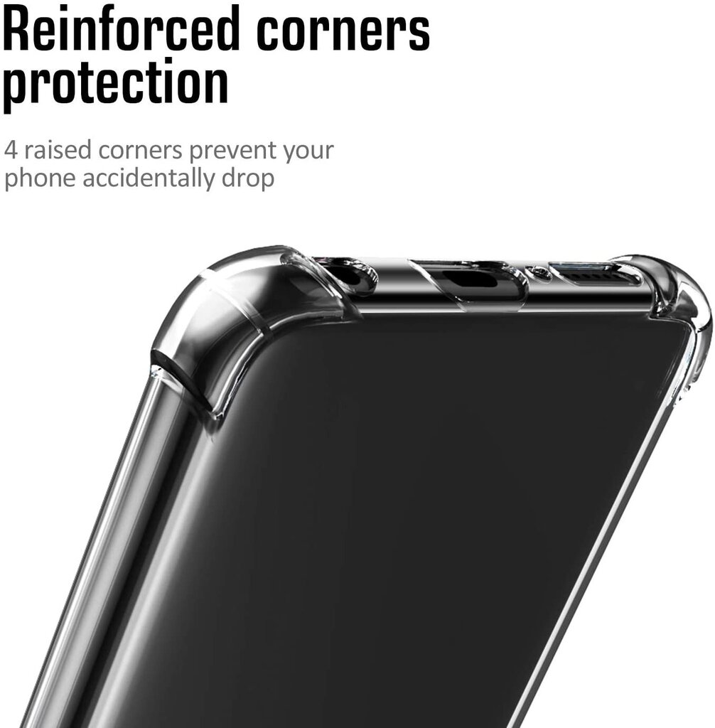 Caurspīdīgs Shockproof apvalks priekš Samsung Galaxy A20E (5,8″) цена и информация | Telefonu vāciņi, maciņi | 220.lv
