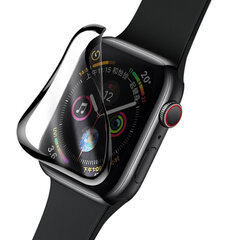 Мягкая защитная плёнка 3D для Apple Watch — 44mm цена и информация | Аксессуары для смарт-часов и браслетов | 220.lv