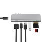 Adapteris 7 in 2 TB Hub Pro Edition (MacBook) – Sudrabs cena un informācija | Adapteri un USB centrmezgli | 220.lv