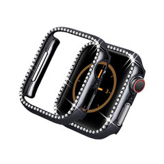 Чехол Diamond для Apple Watch — Чёрный 40mm цена и информация | Аксессуары для смарт-часов и браслетов | 220.lv