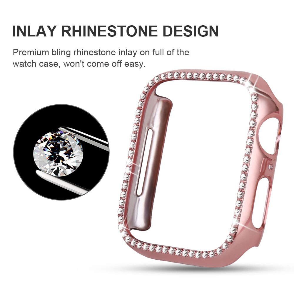 Beep Diamond Watch Protector Pink cena un informācija | Viedpulksteņu un viedo aproču aksesuāri | 220.lv