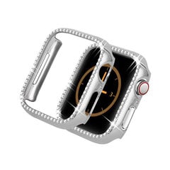 Чехол Diamond для Apple Watch — Серебряный 40mm цена и информация | Аксессуары для смарт-часов и браслетов | 220.lv