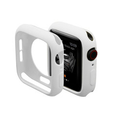 Силиконовый чехол для Apple Watch – Белый 44mm цена и информация | Аксессуары для смарт-часов и браслетов | 220.lv