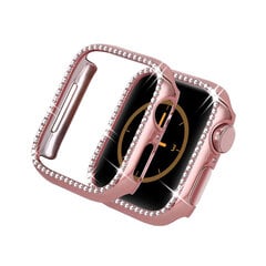 Чехол Diamond для Apple Watch — Розовое Золото 44mm цена и информация | Аксессуары для смарт-часов и браслетов | 220.lv