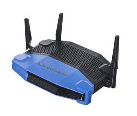 Linksys WRT1900ACS wireless router Gigabit Ethernet Dual-band (2.4 GHz / 5 GHz) 4G Black, Blue cena un informācija | Rūteri (maršrutētāji) | 220.lv