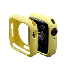 Силиконовый чехол для Apple Watch – Жёлтый 44mm цена и информация | Аксессуары для смарт-часов и браслетов | 220.lv