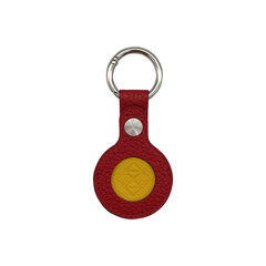 Кожаный брелок Zillionaire Pebbled для AirTag — Красный цена и информация | Аксессуары для телефонов | 220.lv
