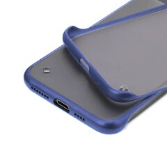 Bezrāmju caurspīdīgs apvalks priekš iPhone 12 (6,1″) – Zils cena un informācija | Telefonu vāciņi, maciņi | 220.lv