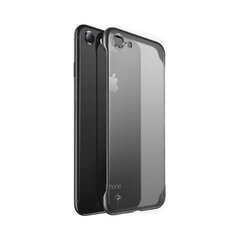 Прозрачный чехол без рамки для iPhone 7/8/SE 2020 (4,7″) - Черный цена и информация | Чехлы для телефонов | 220.lv