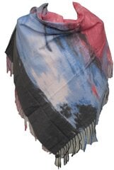 Женский шарф, розовый, голубой, серый цена и информация | Женские шарфы, платки | 220.lv