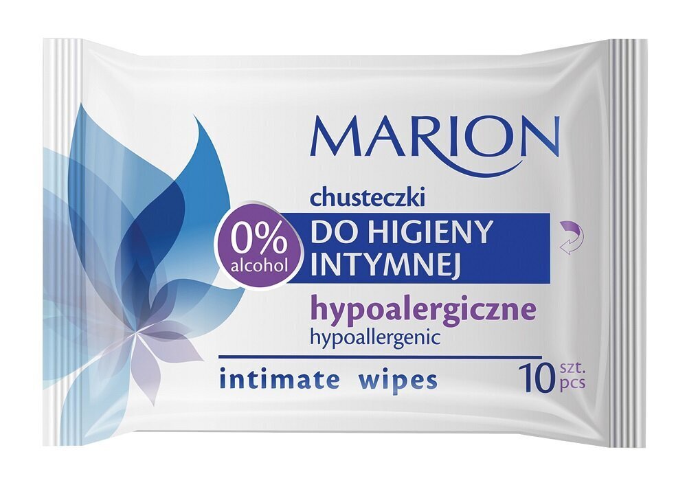 Salvetes intīmai higiēnai Marion, 10 gab. cena un informācija | Intīmās higiēnas līdzekļi | 220.lv