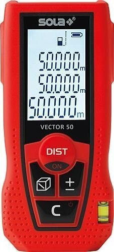 Lāzera attāluma mērītājs Vector50 цена и информация | Rokas instrumenti | 220.lv