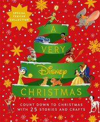 Very Disney Christmas: Count Down to Christmas with Twenty-Five Festive Stories and Crafts цена и информация | Книги для самых маленьких | 220.lv