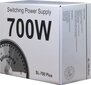 Power Supply INTER-TECH SL-700 AC 230V, 50Hz, DC 3.3/5/±12V, 700W, Retail, Active PFC, 1x120 (82+ Efficiency) cena un informācija | Barošanas bloki (PSU) | 220.lv