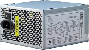 Power Supply INTER-TECH SL-500 AC 230V, 50Hz, DC 3.3/5/±12V, 500W, Retail, Active PFC, 1x120 (82+ Efficiency) cena un informācija | Barošanas bloki (PSU) | 220.lv