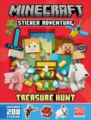 Minecraft Sticker Adventure: Treasure Hunt cena un informācija | Grāmatas mazuļiem | 220.lv