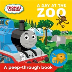Thomas & Friends: A Day at the Zoo a peep-through book цена и информация | Книги для малышей | 220.lv