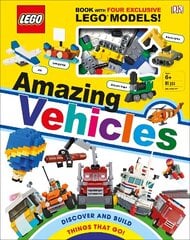 LEGO Amazing Vehicles: Includes Four Exclusive LEGO Mini Models cena un informācija | Grāmatas mazuļiem | 220.lv